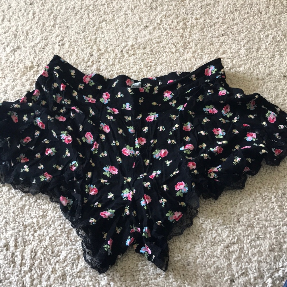 Free people lace trim flower bloomers